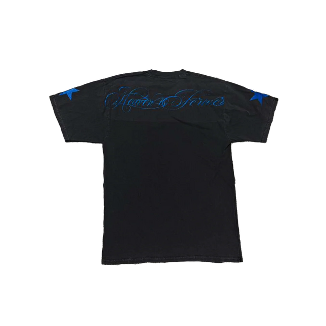 Virgen de Guadalupe Heaven is Forever Glitter Tee | Streetwear T-Shirt - WiscKicks